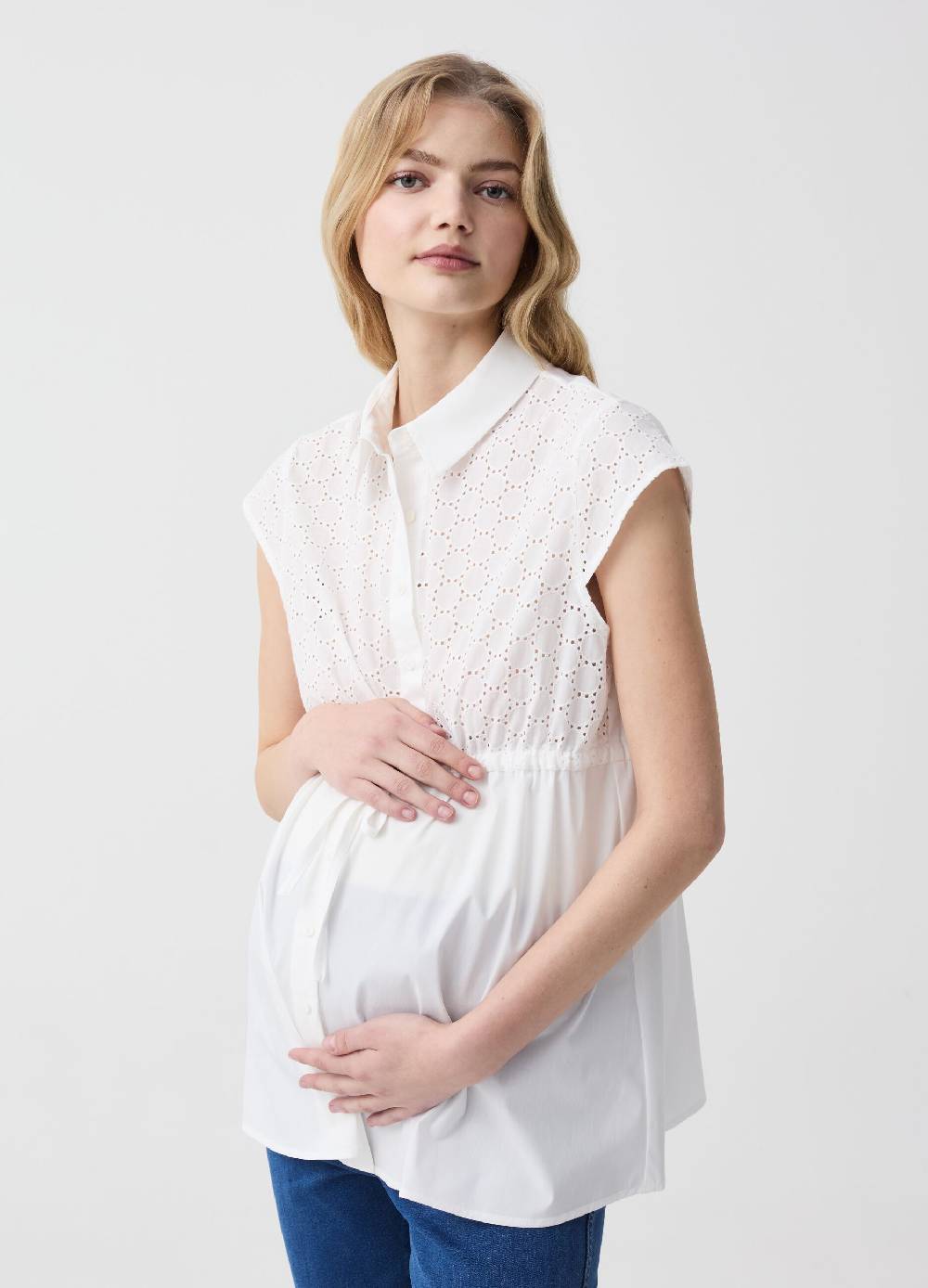 Ovs Blusa premaman con inserti