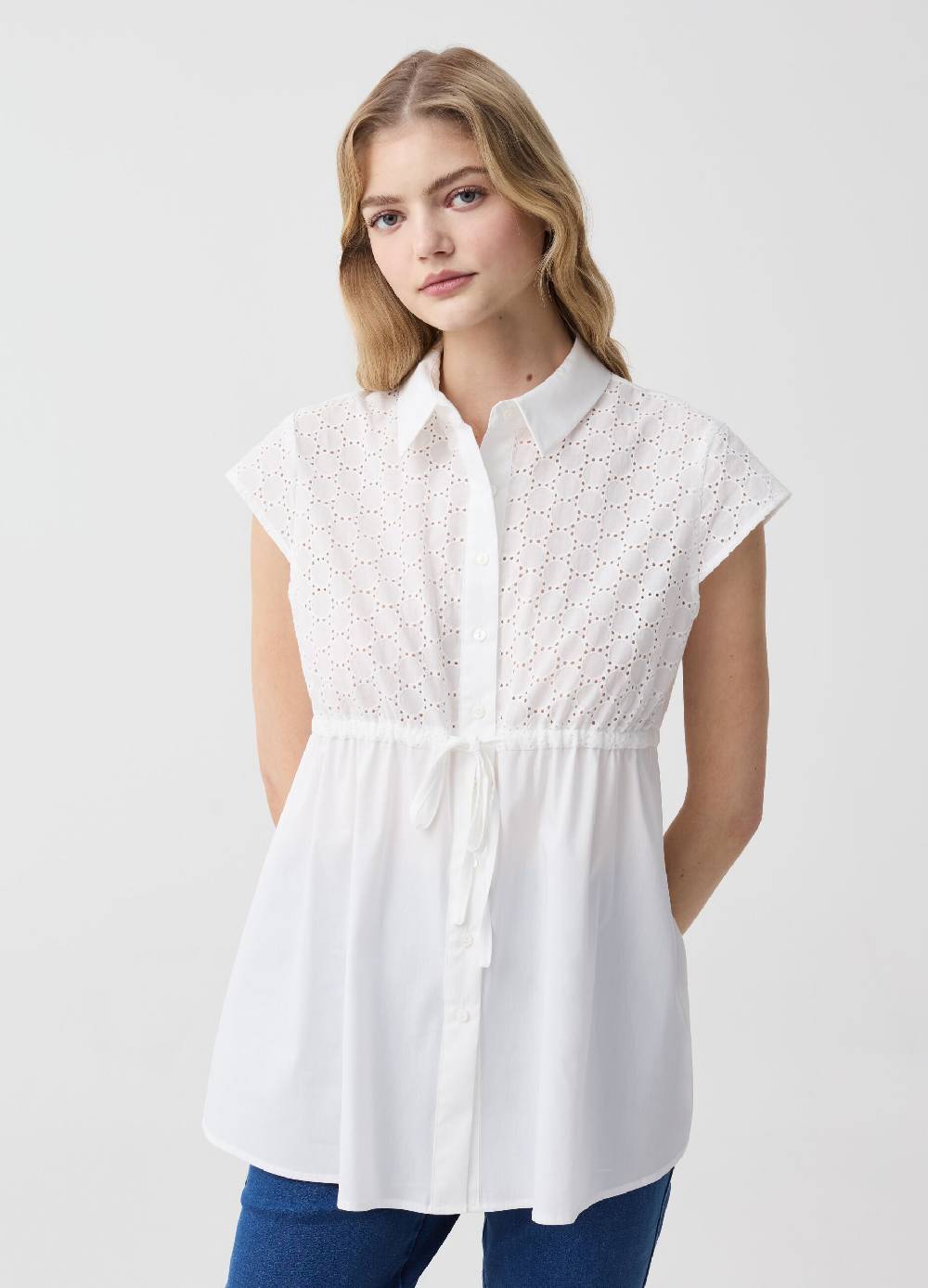 Ovs Blusa premaman con inserti Qualità Garantita