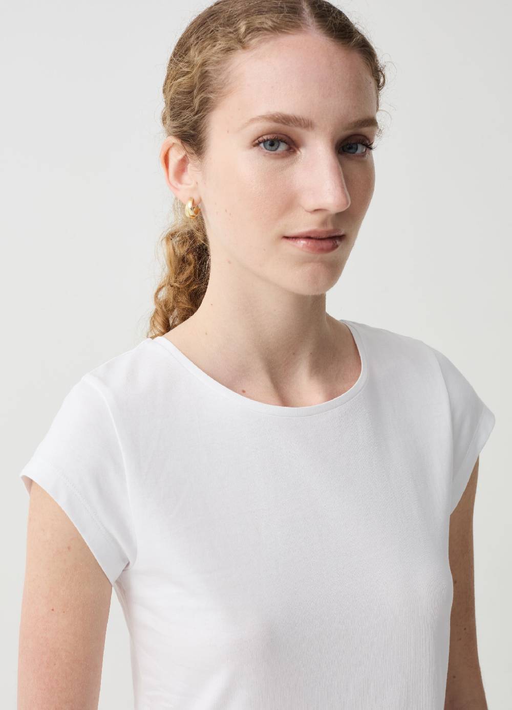 Ovs Vestito Essential corto in cotone Outlet
