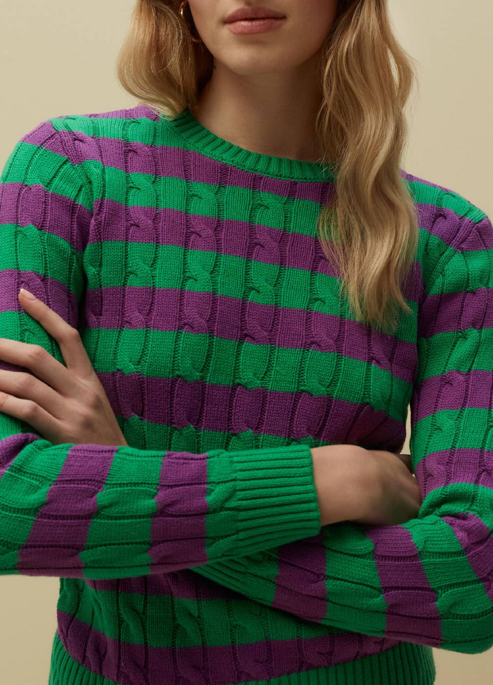 Ovs Pullover a righe con lavorazione a coste Negozio