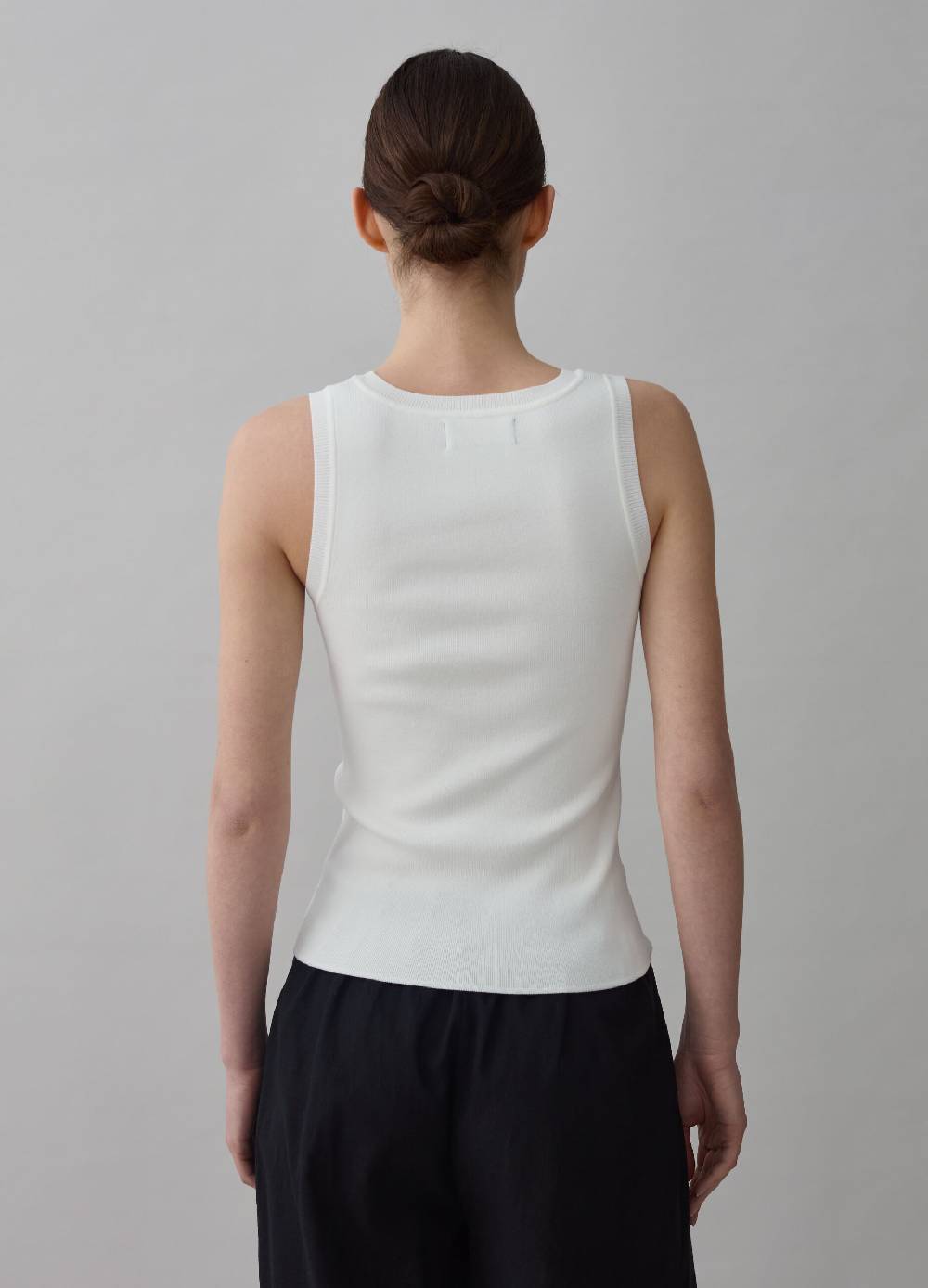 Ovs Tank top a costine con scollo rotondo Moda