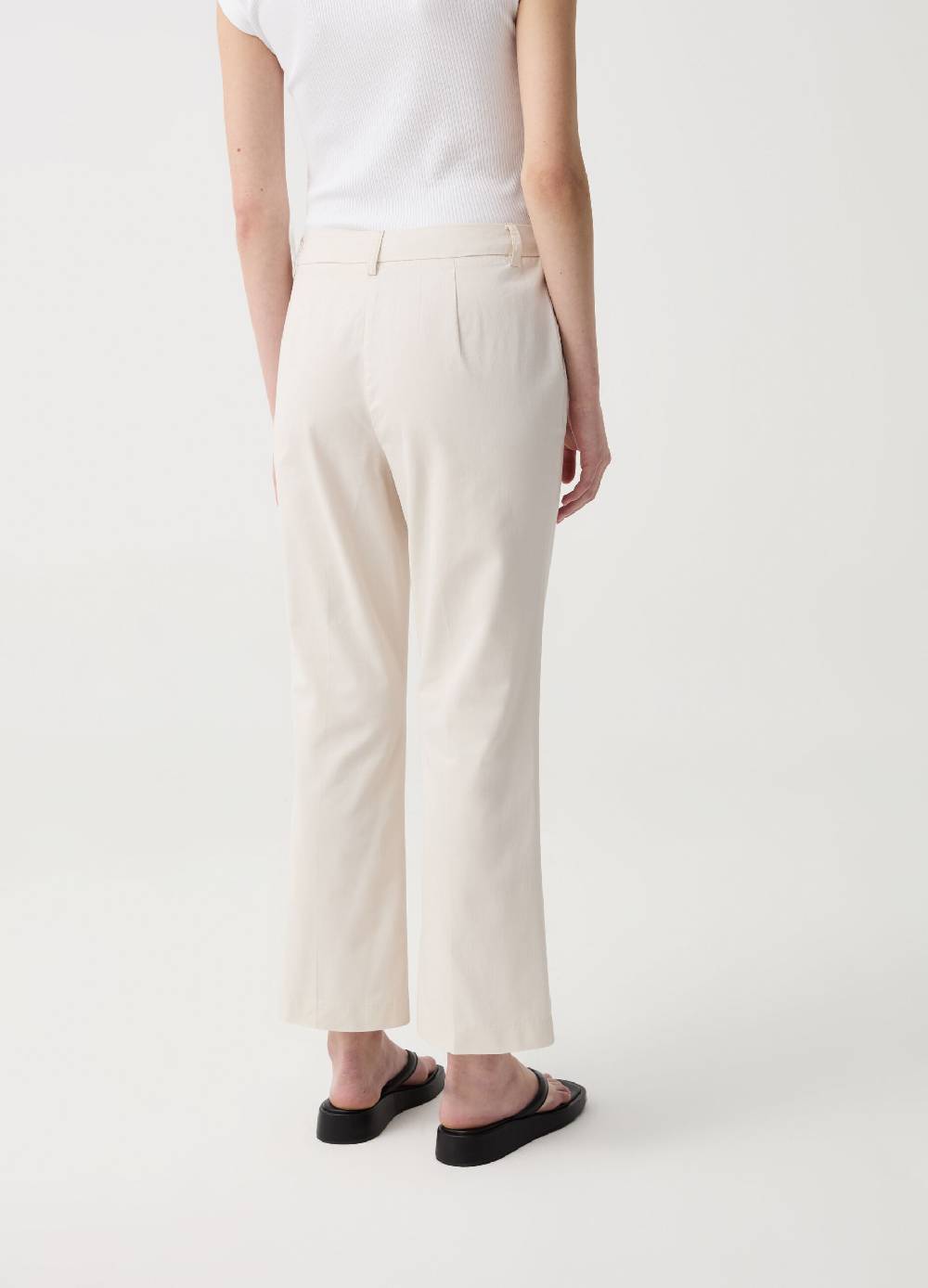 Ovs Pantalone crop a sigaretta in cotone 2025