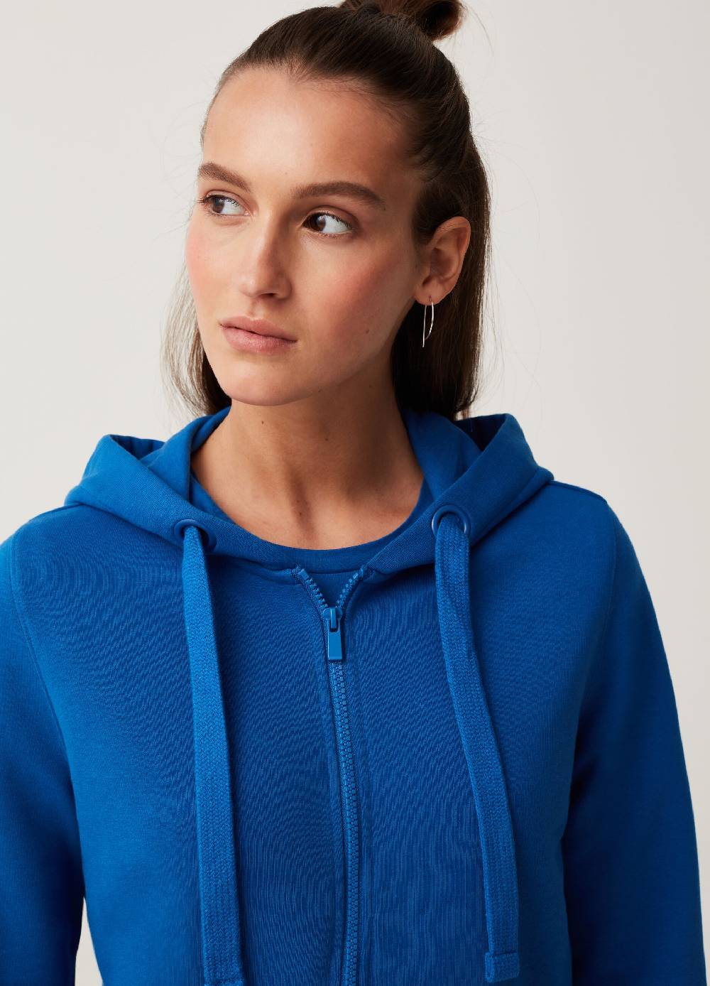Ovs Full-zip Fitness in felpa con cappuccio Nuovo