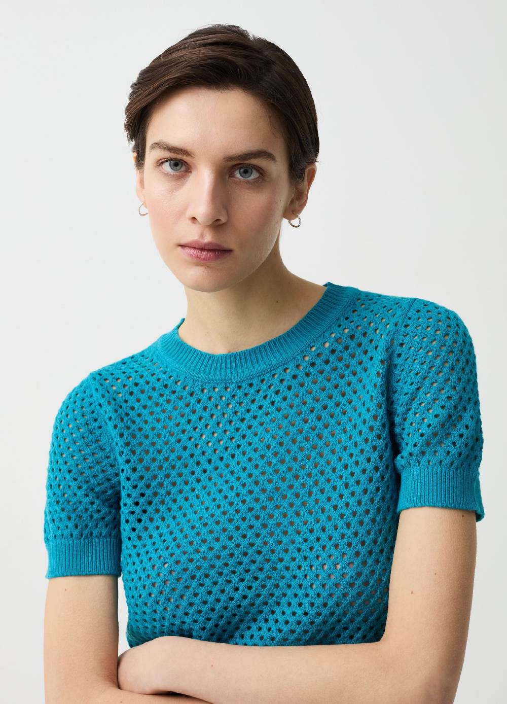 Ovs Maglia traforata con maniche corte Promozione Limitata