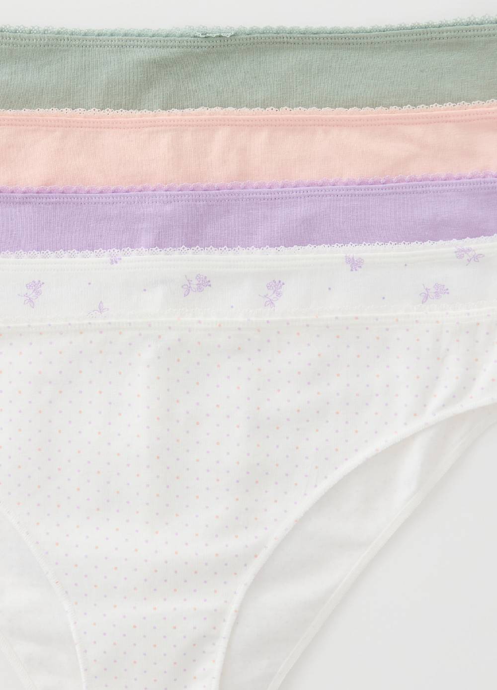 Ovs Set cinque brasiliani in cotone bio stretch Online