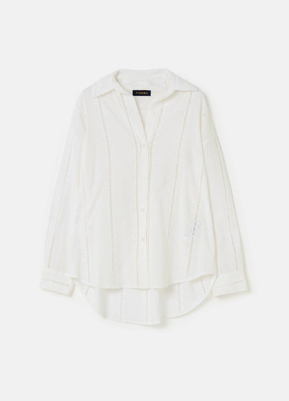 Ovs Camicia over con dettagli traforati e sangallo Vendite Flash