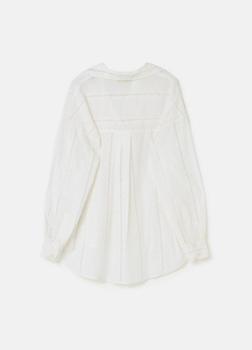 Ovs Camicia over con dettagli traforati e sangallo Vendite Flash