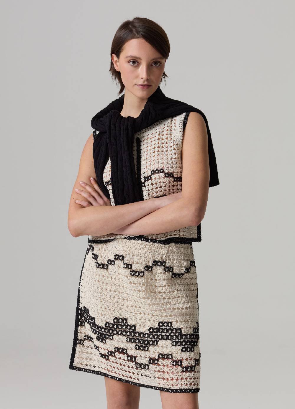 Ovs Minigonna crochet con motivo ondulato Cyber Monday