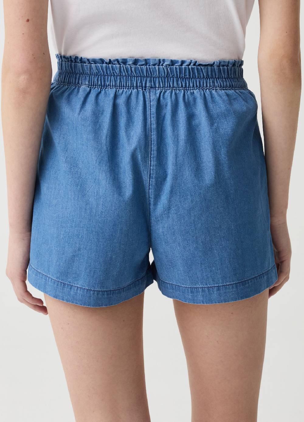 Ovs Shorts in denim fluido con cintura Offerta Pasqua