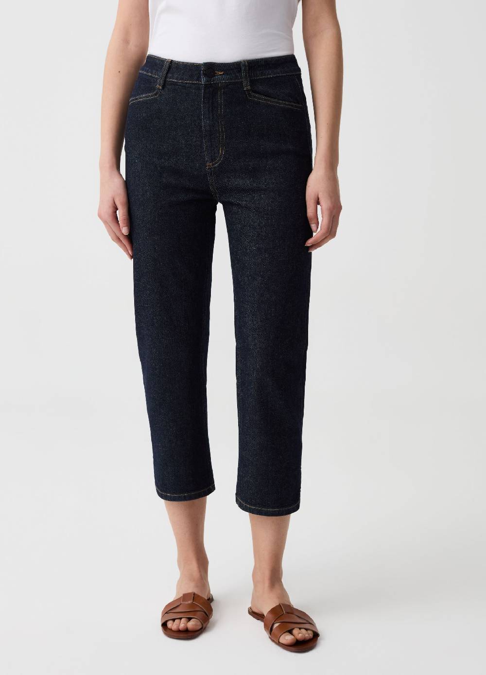Ovs Jeans capri slim fit rinsed Offerta Giorno del Papà
