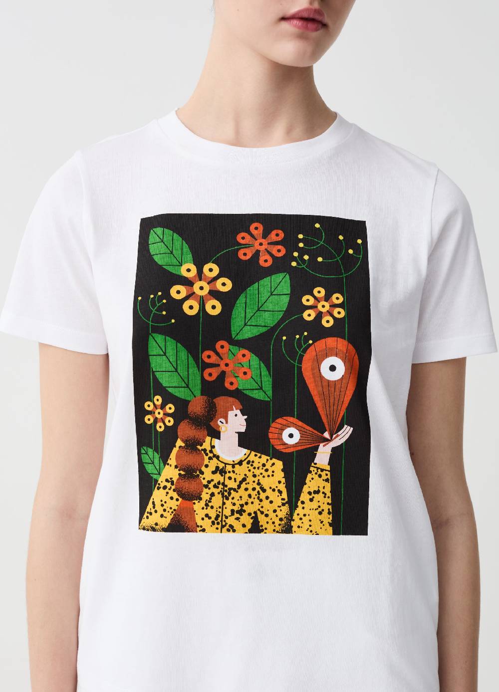 Ovs T-shirt con illustrazione grafica by Magda Azab Online Outlet