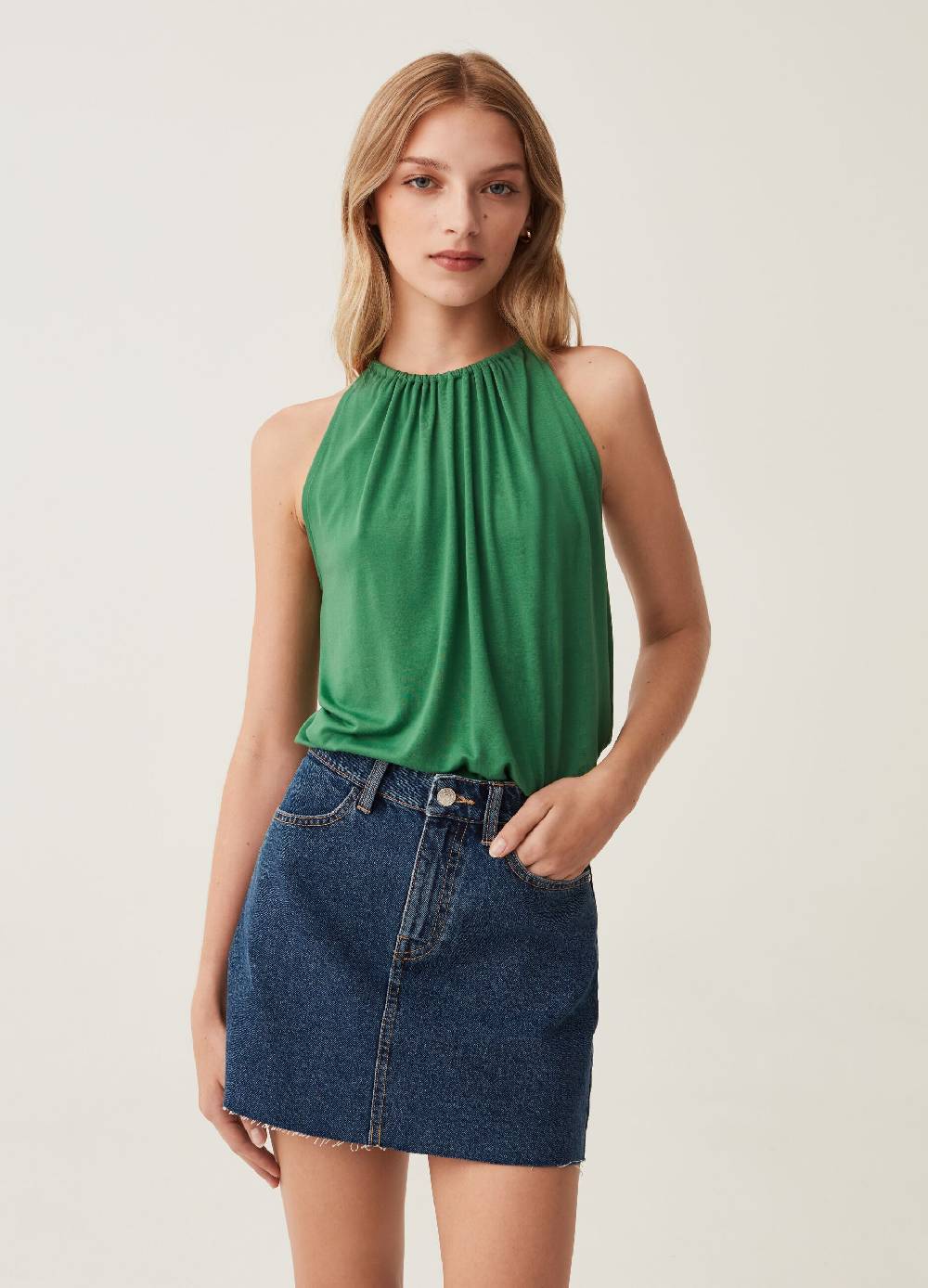Ovs Tank top con scollo halter Offerte esclusive