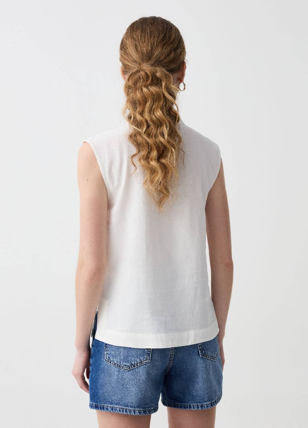 Ovs Blusa smanicata con scollo serafino Bestseller