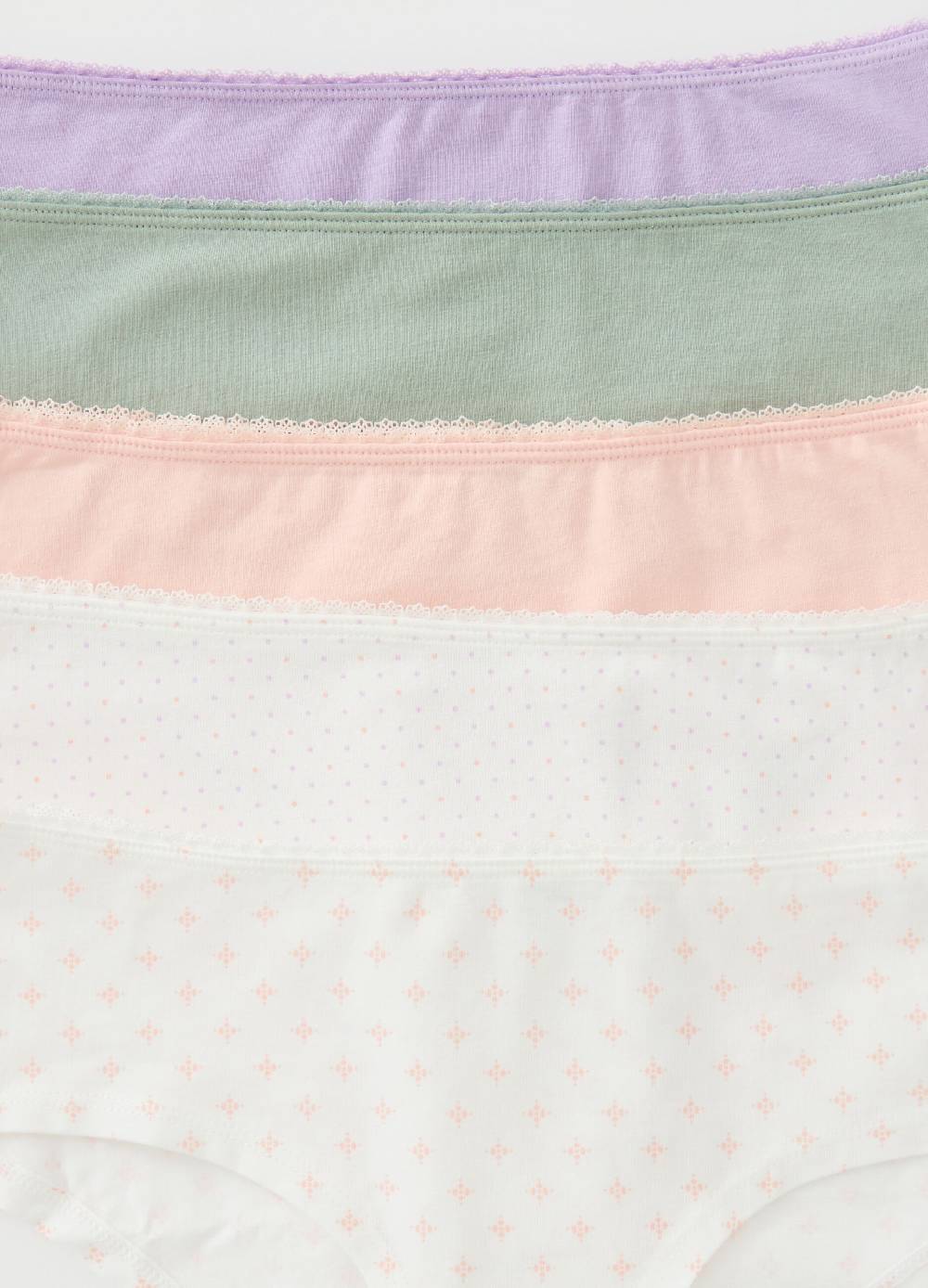 Ovs Set cinque culotte in cotone bio stretch Comprane uno, ottenene uno gratis