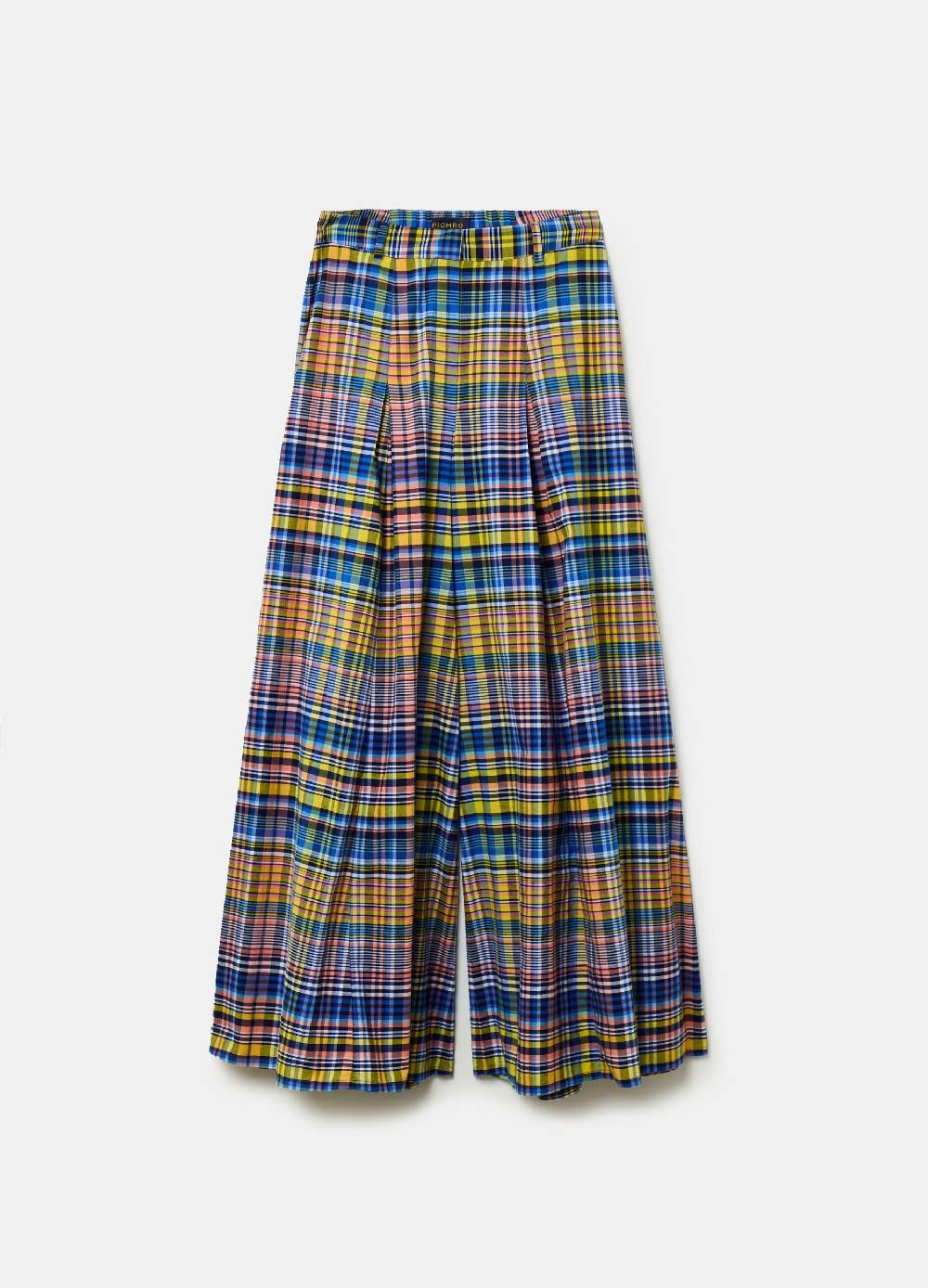 Ovs Pantalone flare fit wide leg fantasia check ACQUISTA ORA