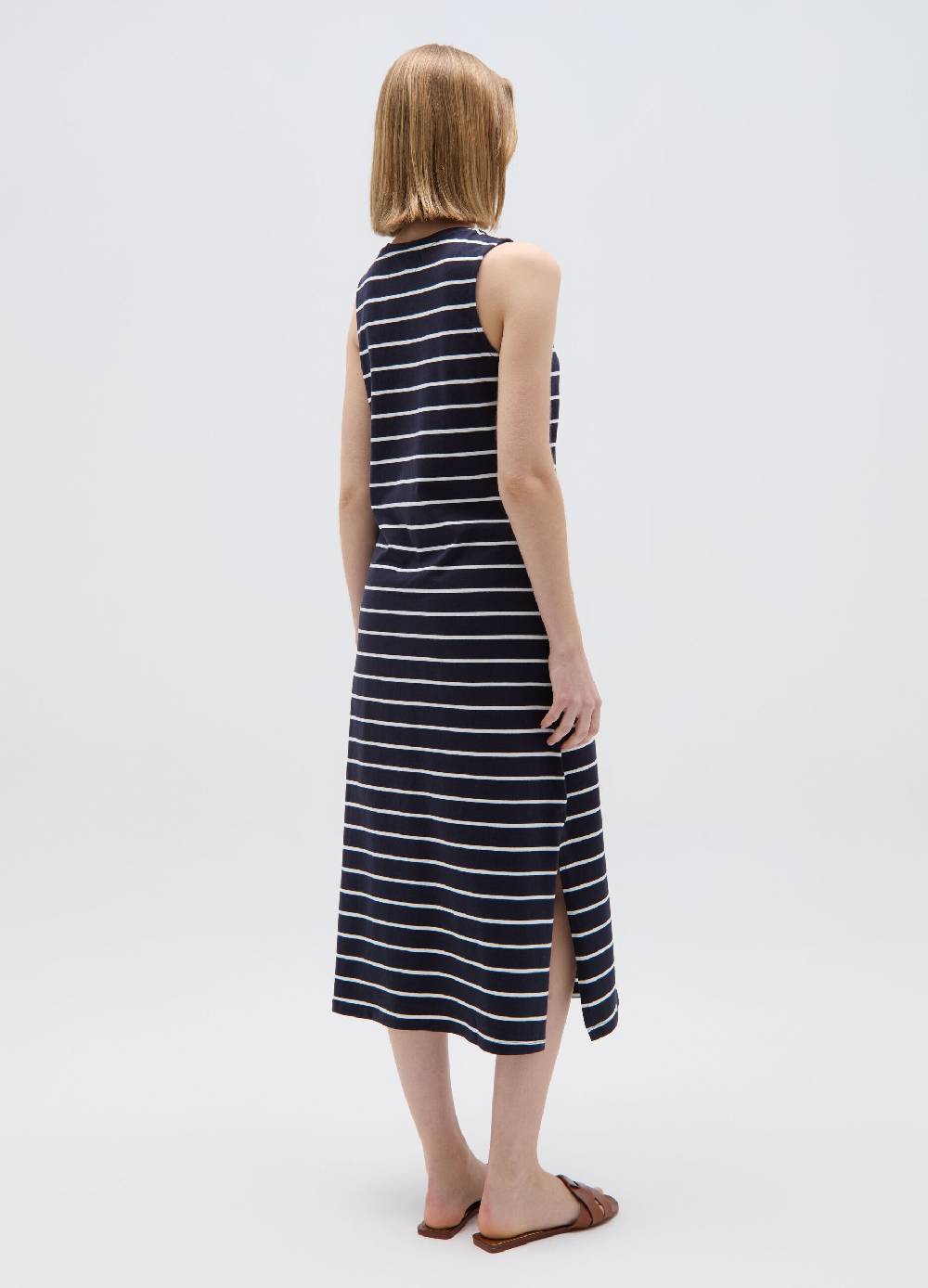 Ovs Vestito Essential lungo a righe con spacchi Fino al 55% di sconto