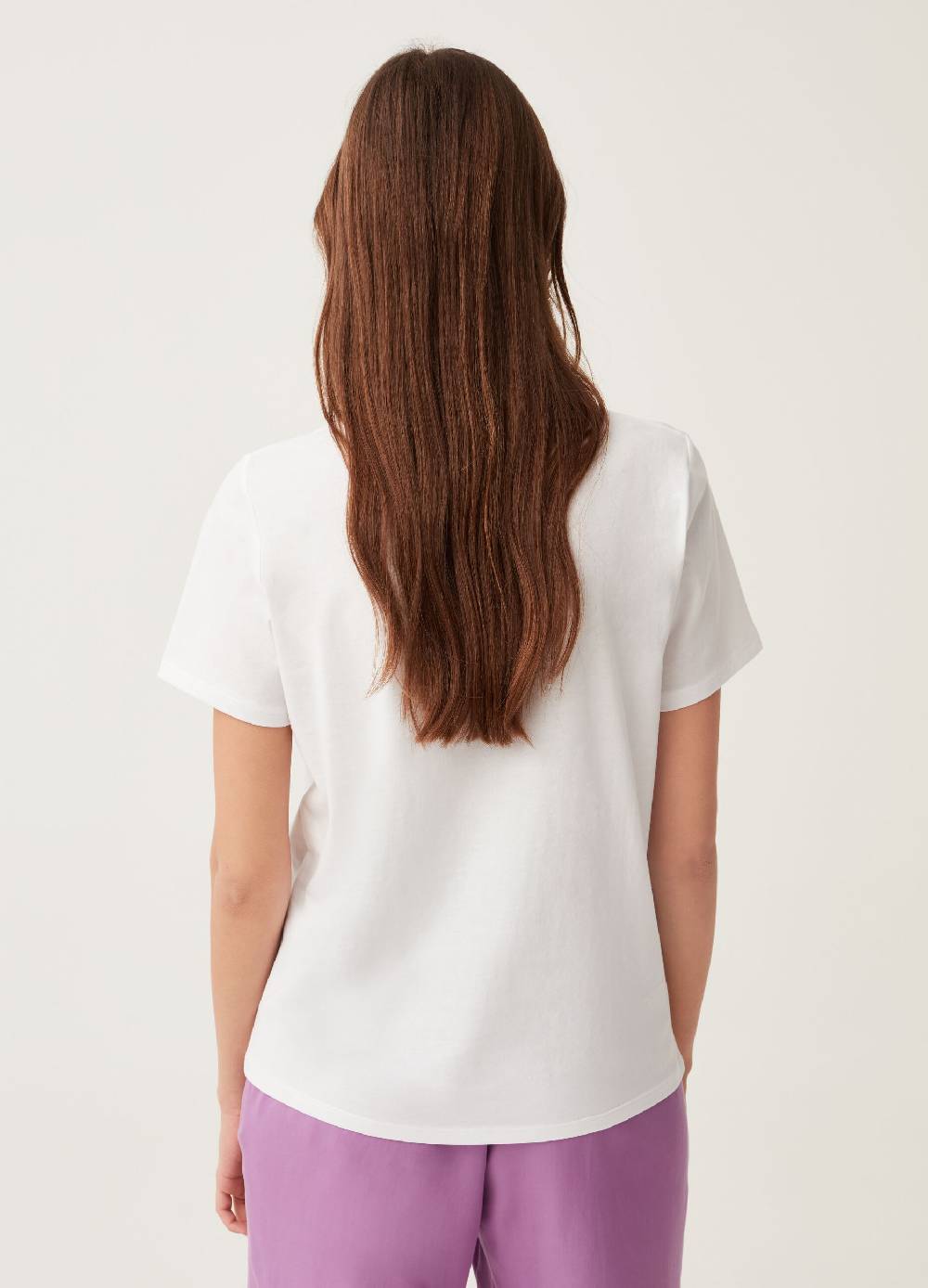 Ovs T-shirt in cotone con stampa fiori 50% di sconto con spedizione gratuita