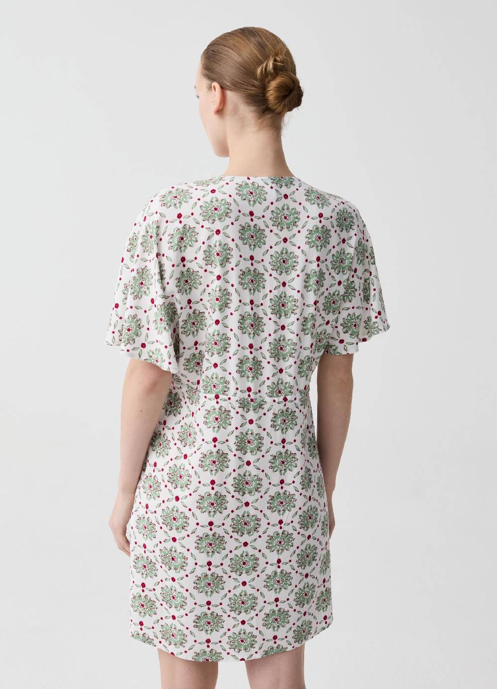 Ovs Camicia da notte floreale con coulisse Black Friday Prezzi