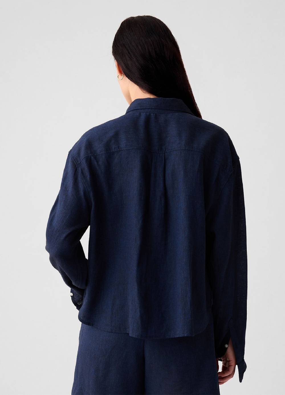 Ovs Camicia over cropped in lino Sconti questo mese