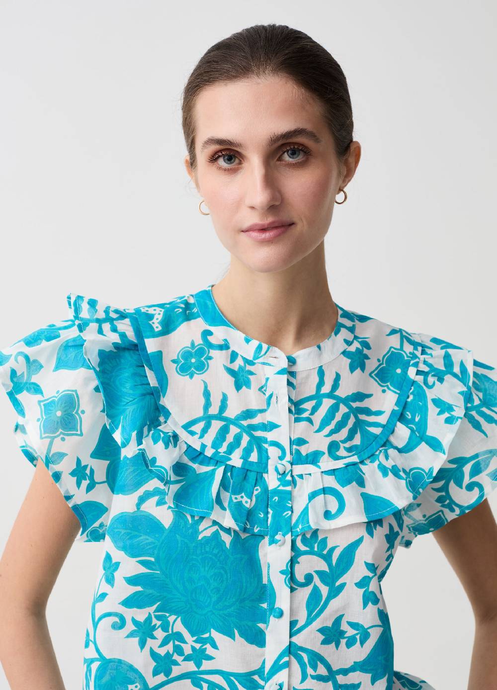 Ovs Blusa stampata con volant Vendita
