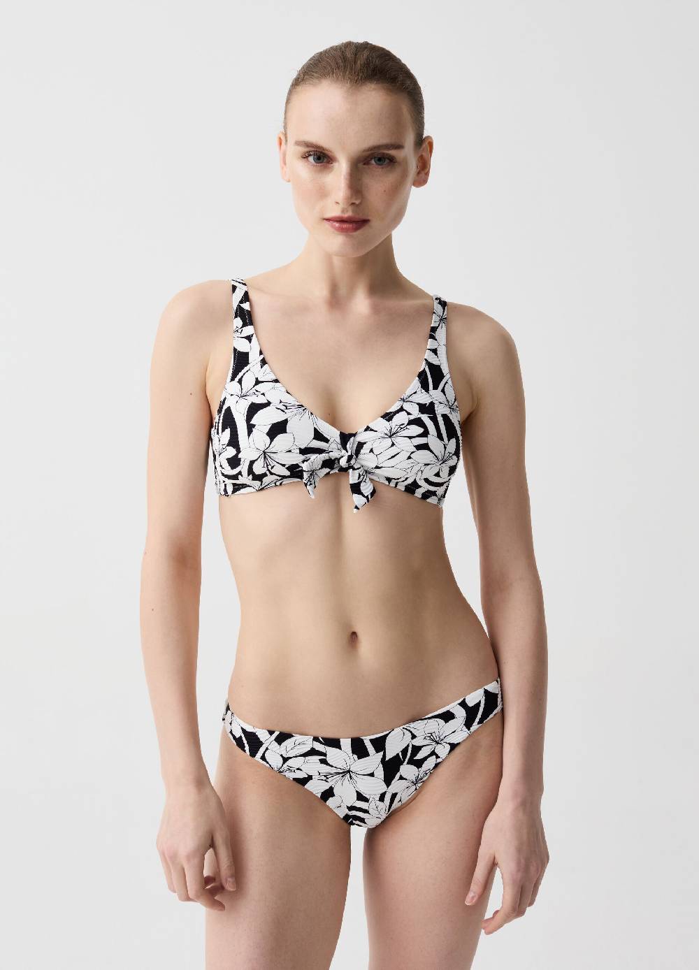 Ovs Top bikini floreale scollo halter con nodo Promozione Limitata