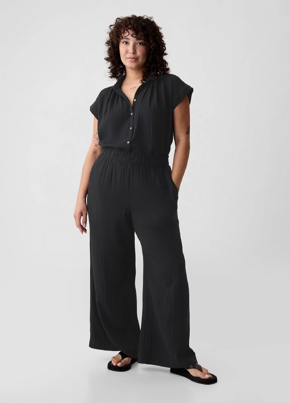 Ovs Pantalone wide leg in garza Convenienza