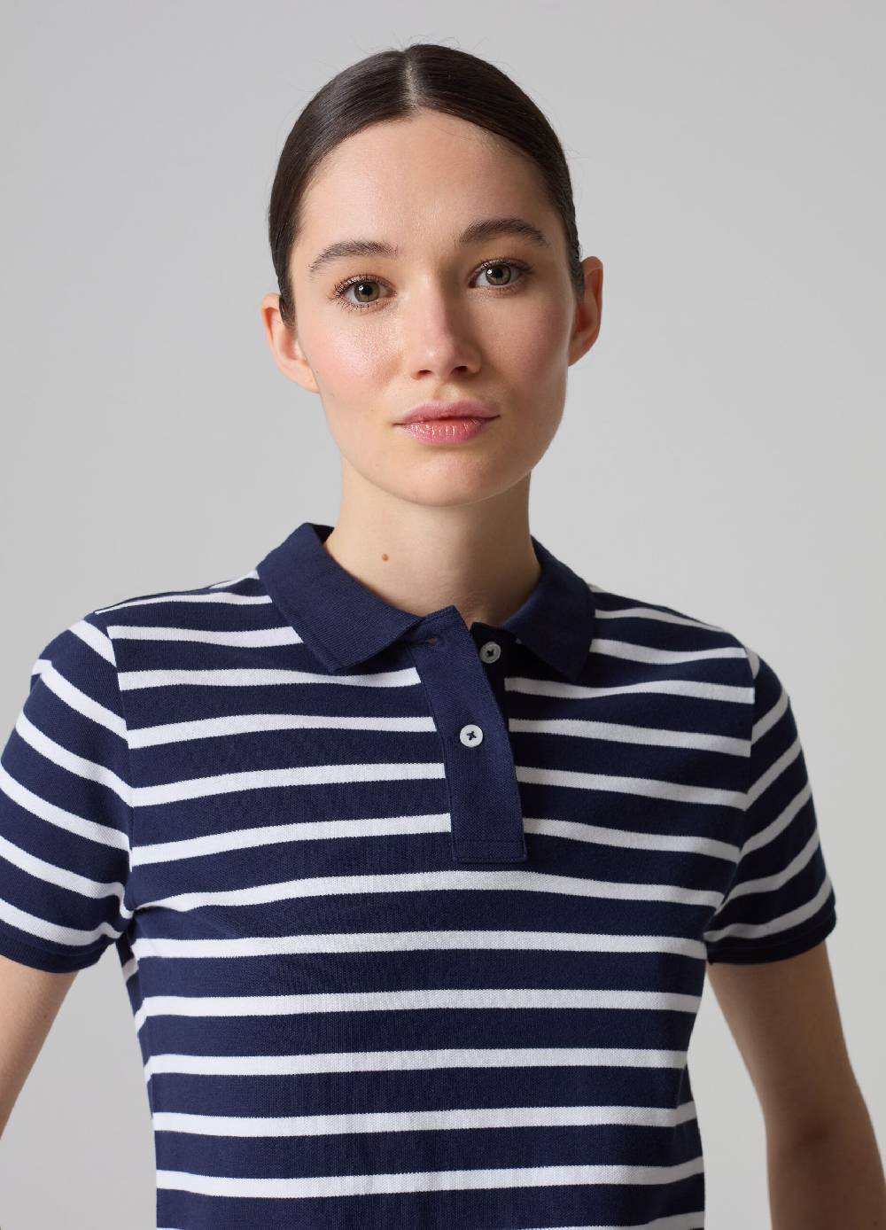 Ovs Polo in piquet di cotone bio a righe Sconto