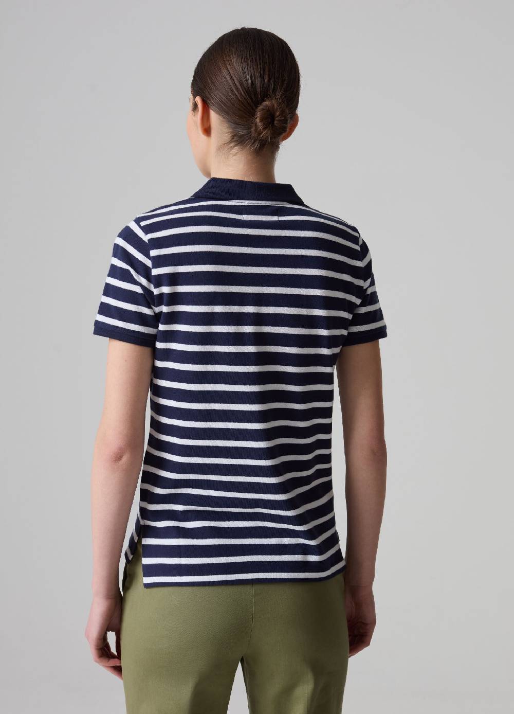 Ovs Polo in piquet di cotone bio a righe Sconto