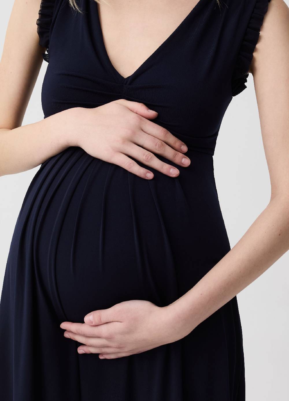 Ovs Abito lungo premaman con scollo a V Vendita Calda