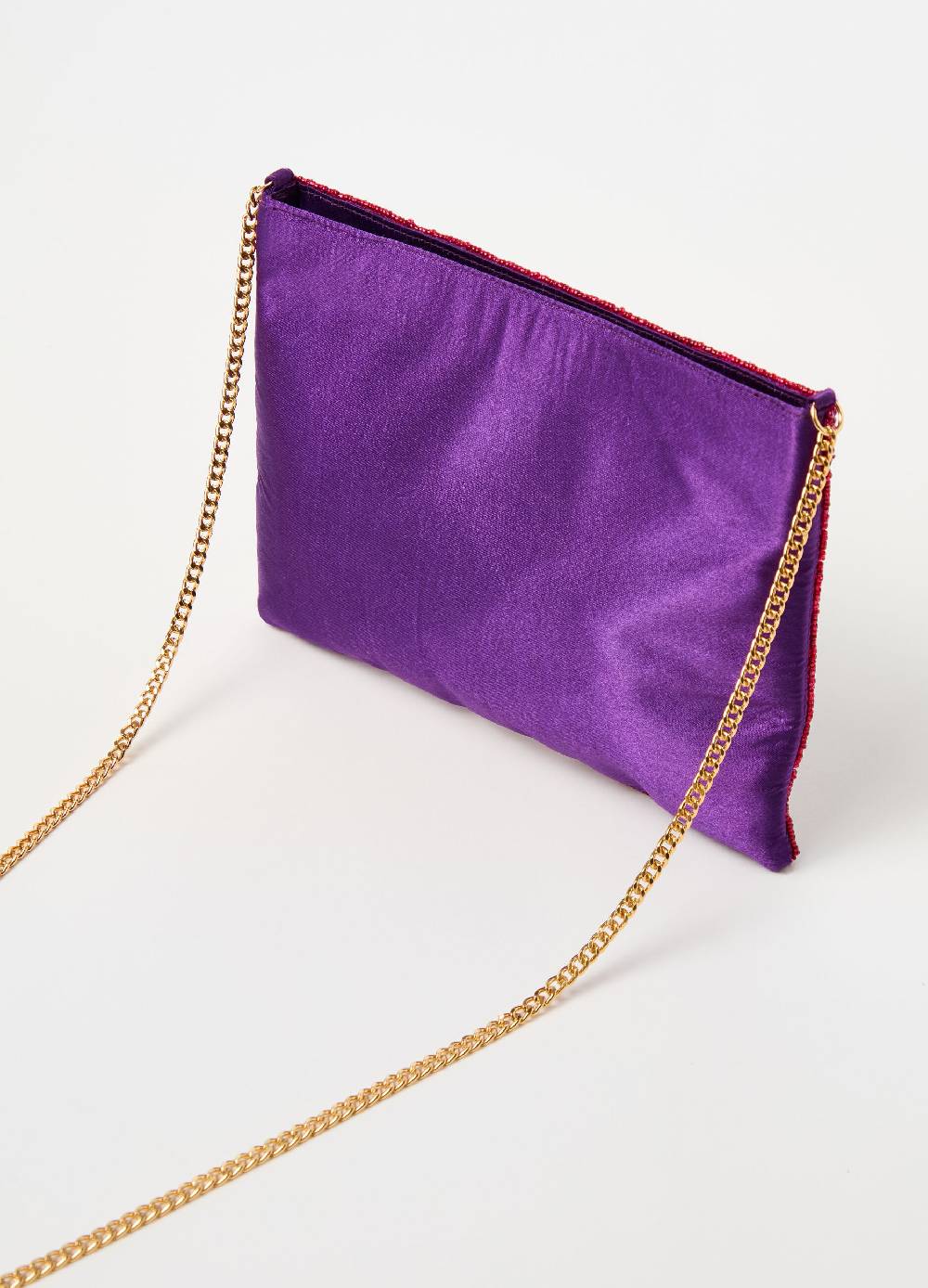 Ovs Pochette con perline multicolore Nuova
