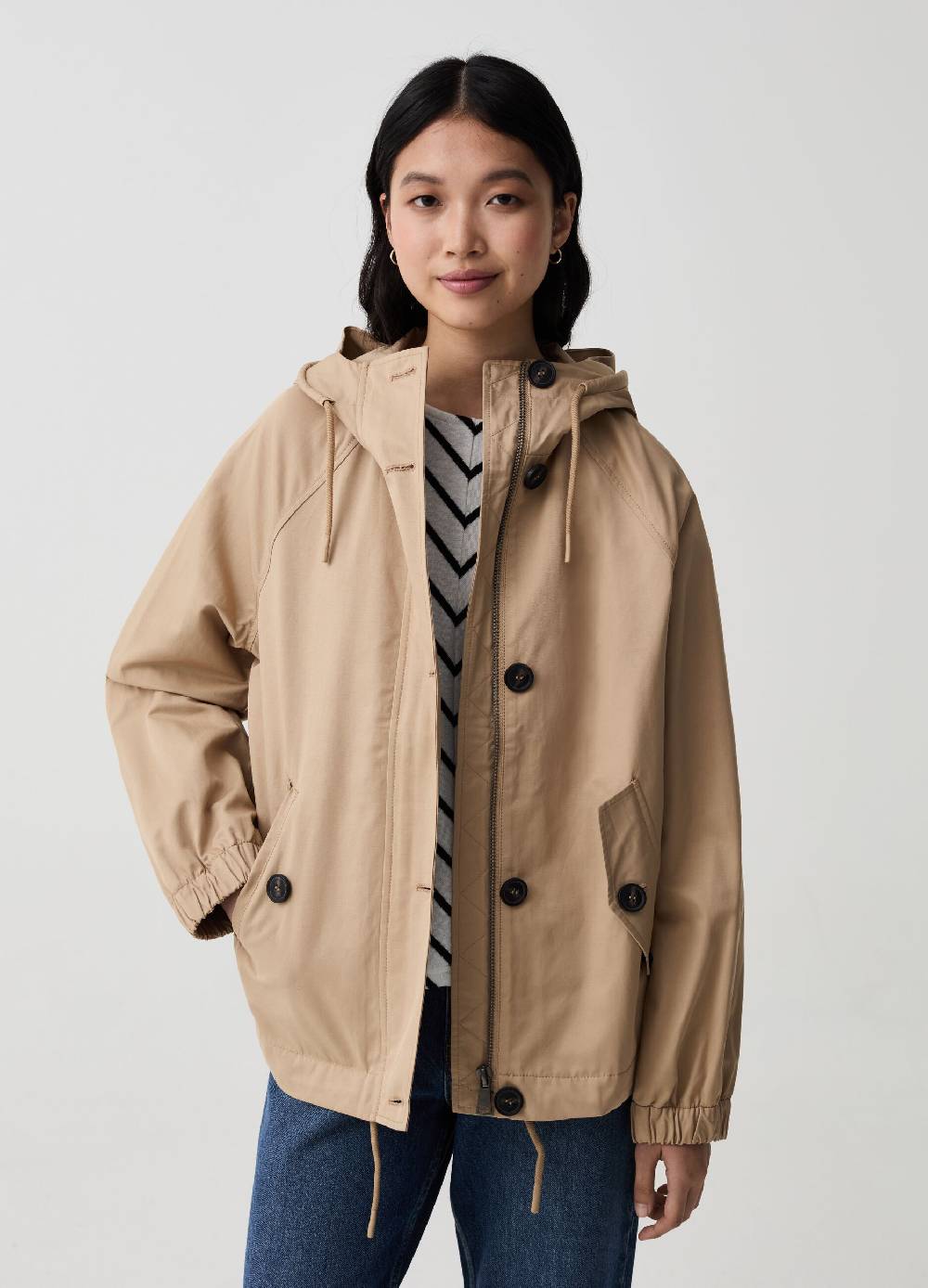 Ovs Parka corto oversize maniche raglan Moda