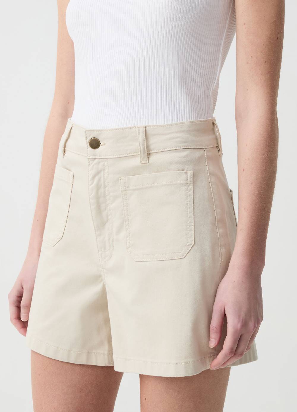 Ovs Shorts in cotone stretch con tasche Spedizione gratuita