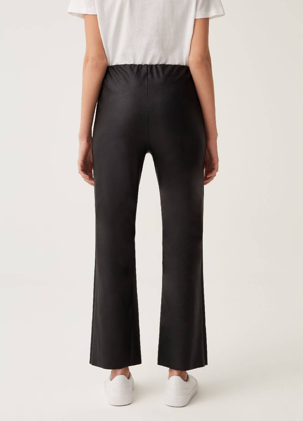 Ovs Pantaloni flare fit effetto lucido Negozio online di fabbrica