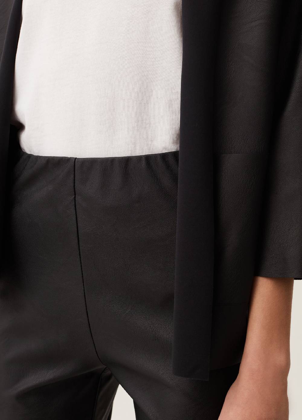 Ovs Pantaloni flare fit effetto lucido Negozio online di fabbrica