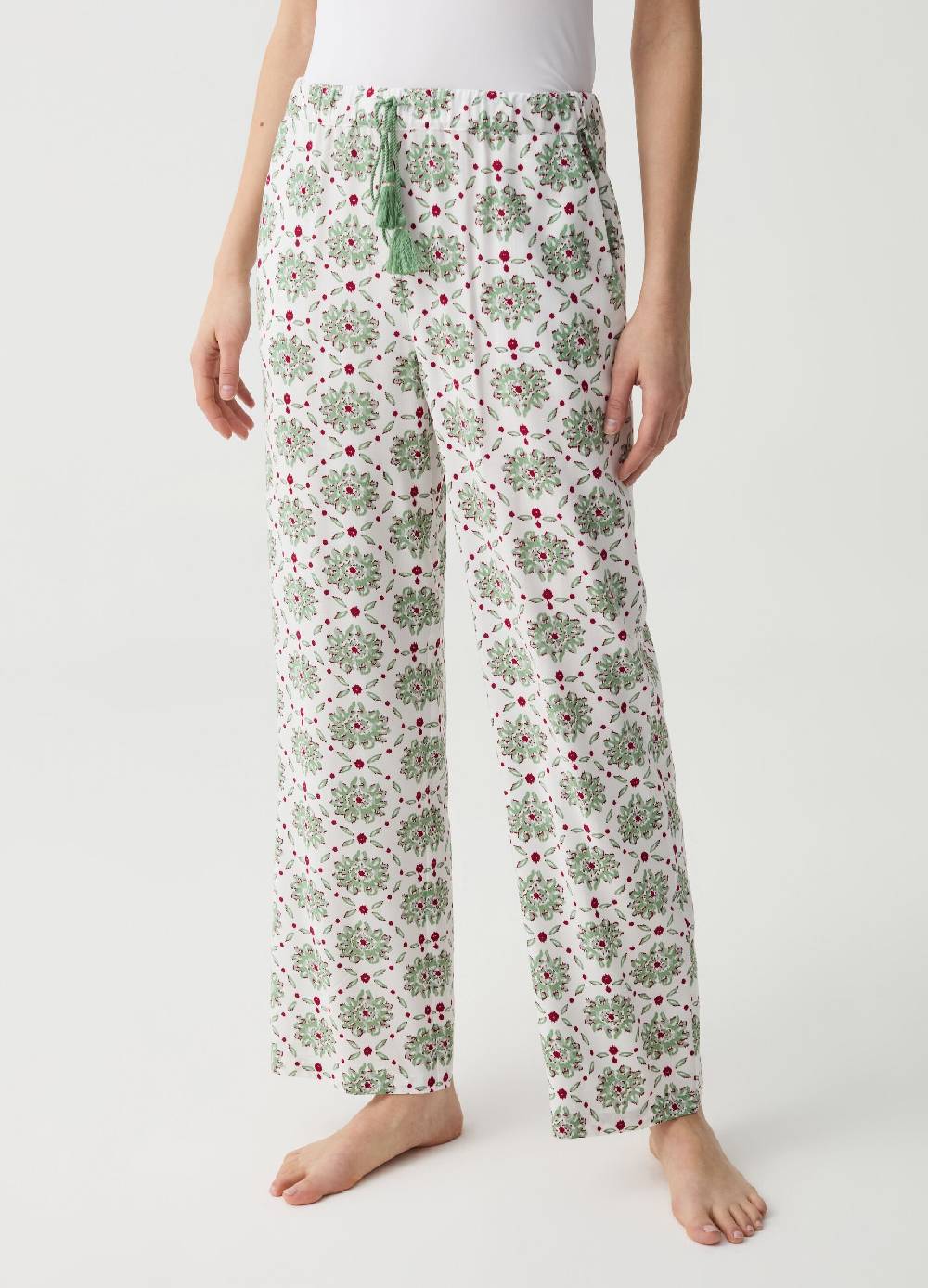 Ovs Pantalone pigiama con coulisse e nappine Comprare a buon mercato