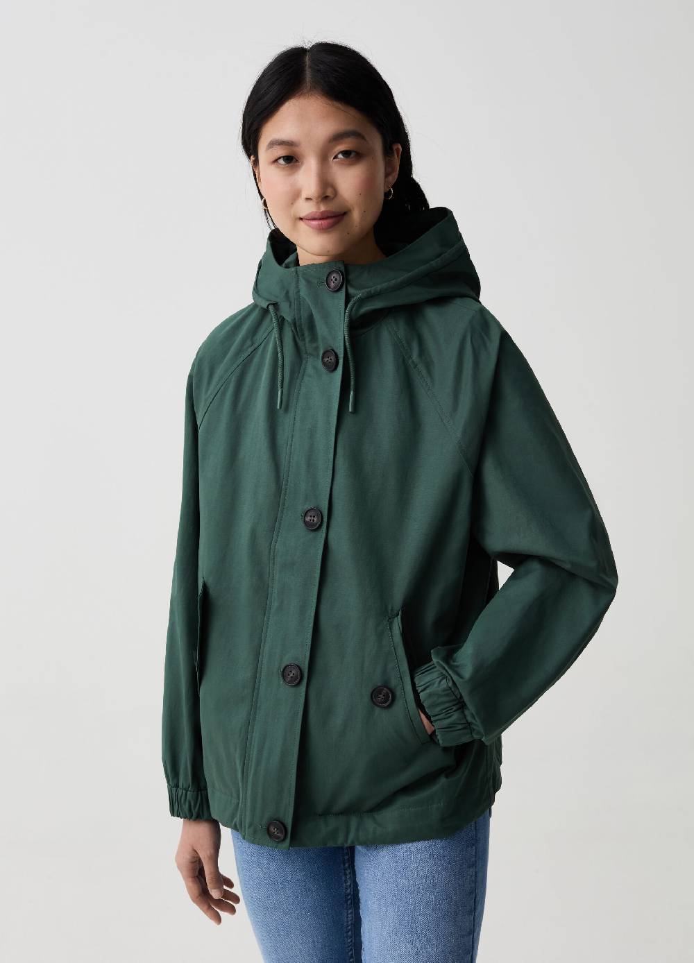 Ovs Parka corto oversize maniche raglan Grande vendita
