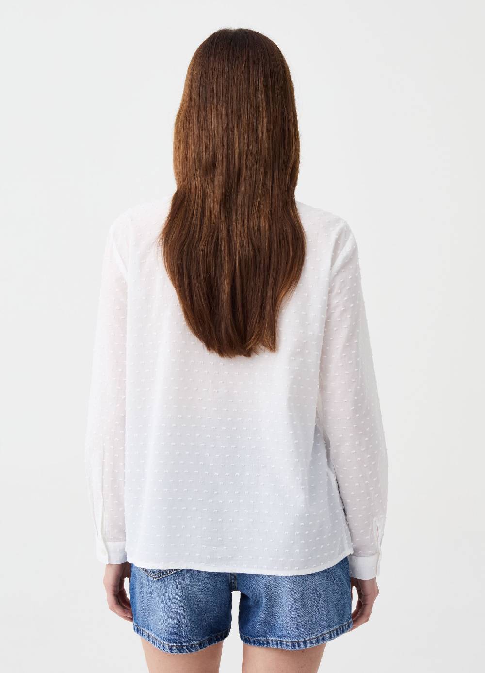 Ovs Camicia in cotone dobby Offerta natalizia