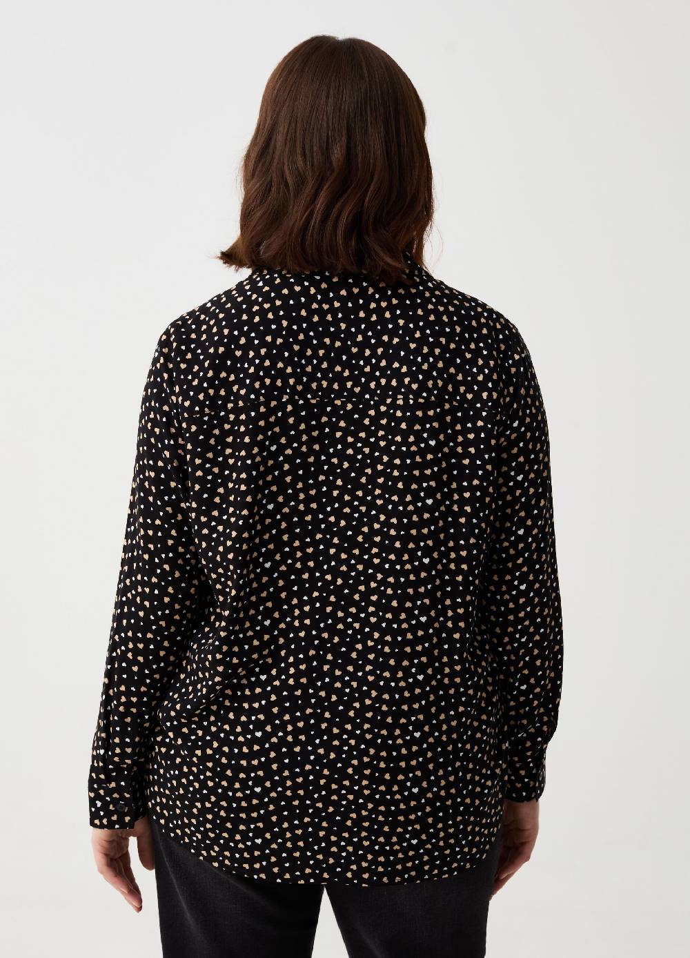 Ovs Camicia con stampa cuoricini Curvy Offerta Anniversario