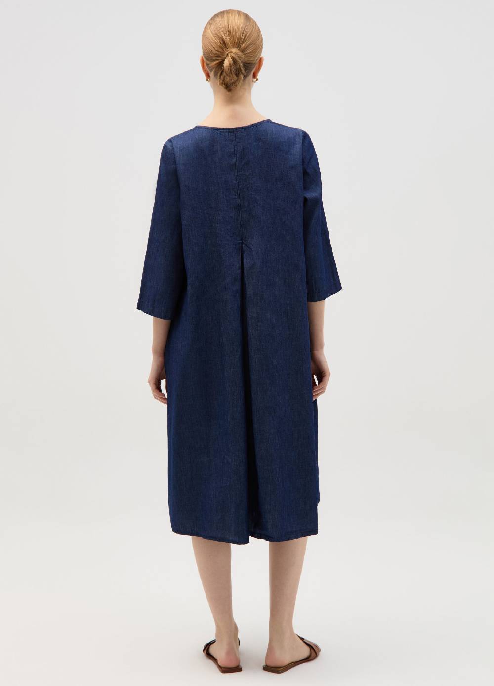 Ovs Vestito midi in denim con pince Smaltimento dello stoccaggio