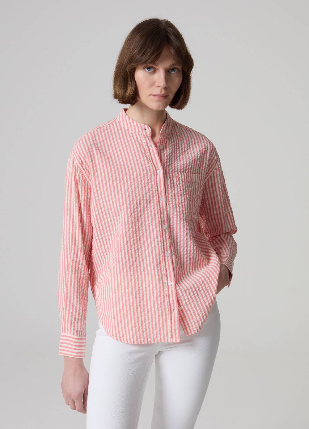 Ovs Camicia in seersucker a righe Latest fashion