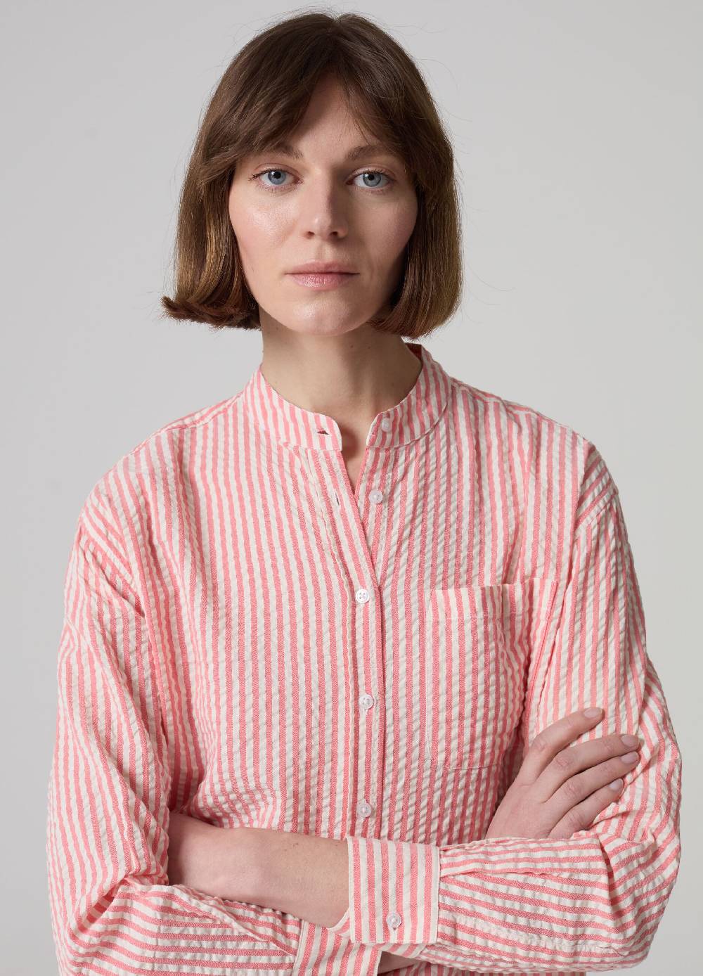 Ovs Camicia in seersucker a righe Latest fashion