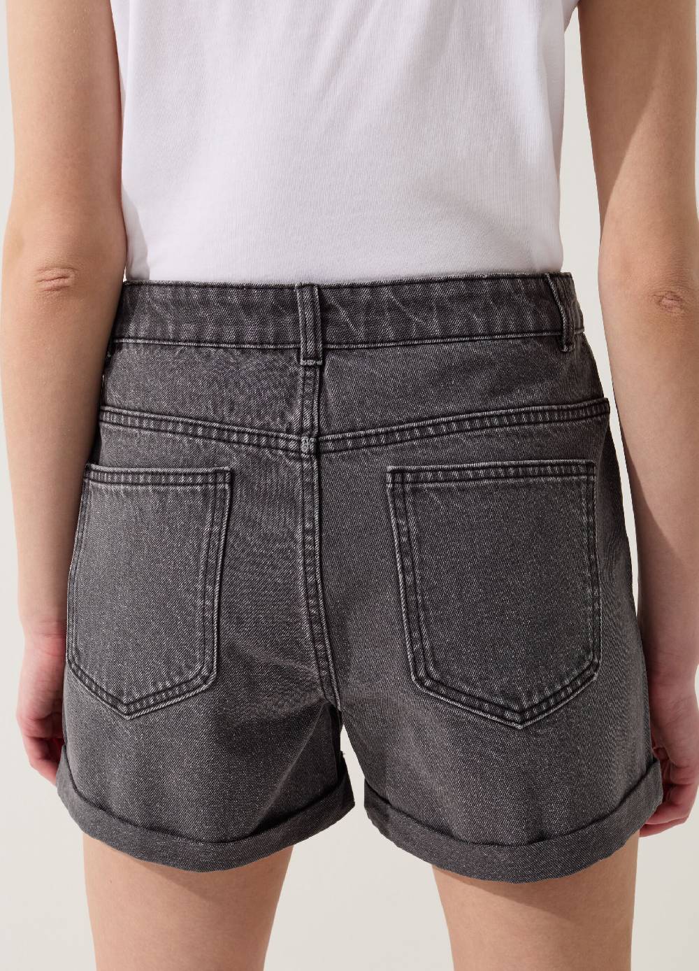 Ovs Shorts mom fit in denim Online Outlet