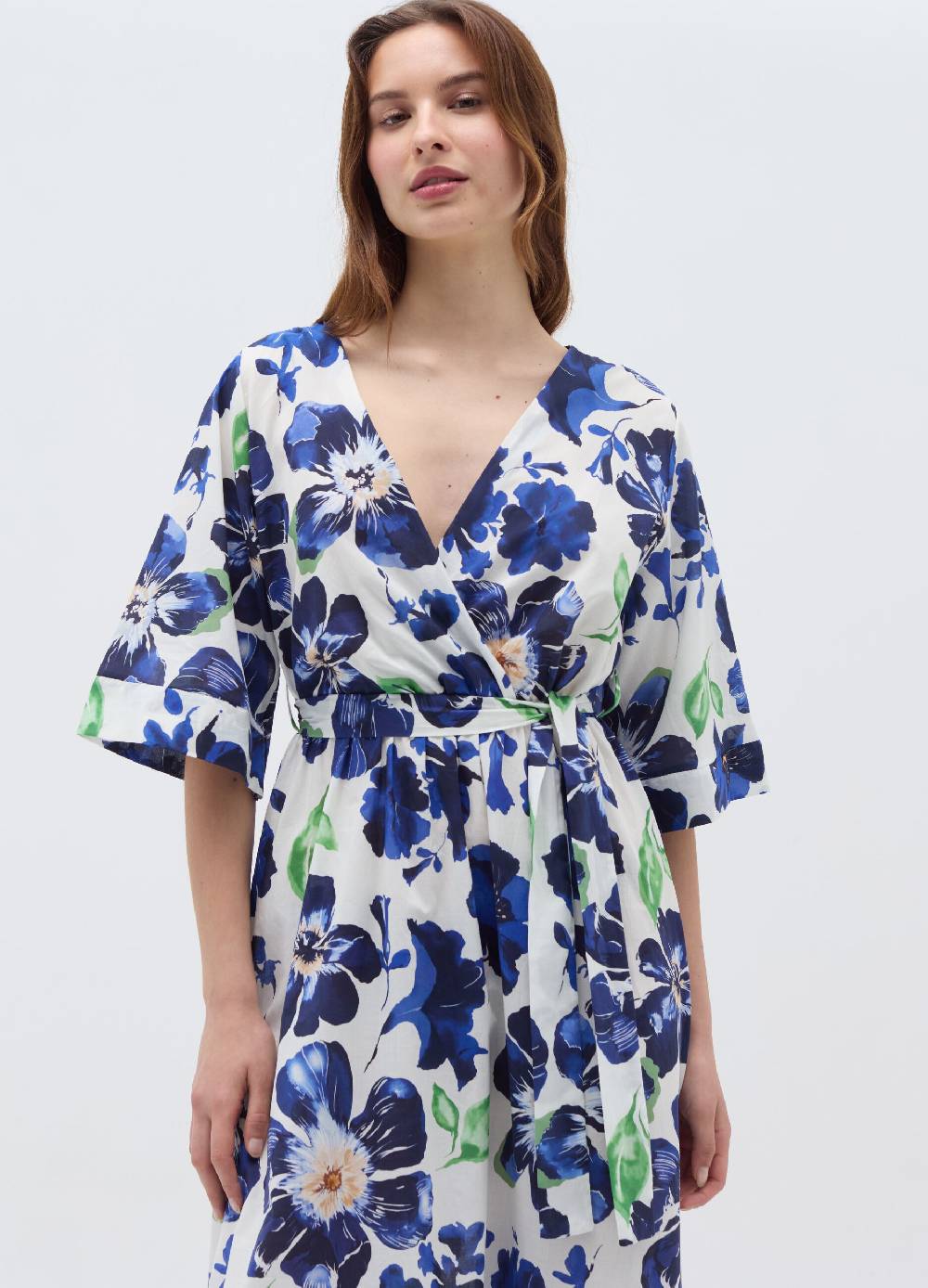 Ovs Vestito lungo fantasia floreale con cintura Ritorno libero