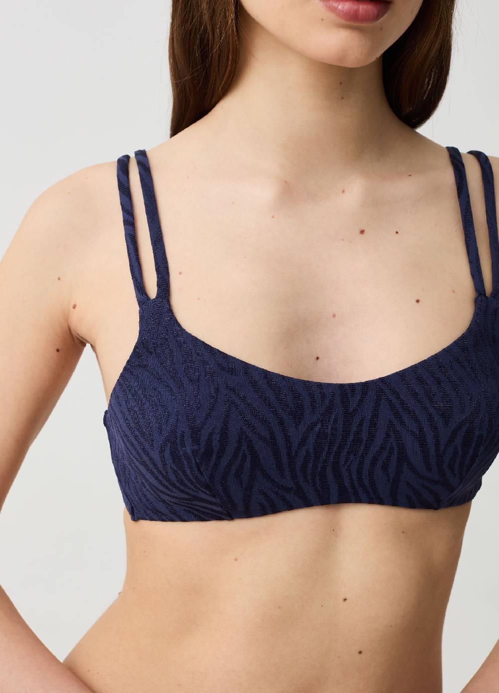 Ovs Top bikini bralette con disegno animalier Latest stili