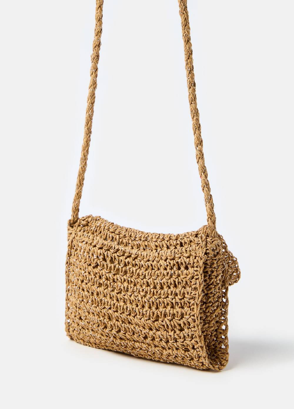 Ovs Borsa in rafia con lavorazione crochet Fino al 60% di sconto