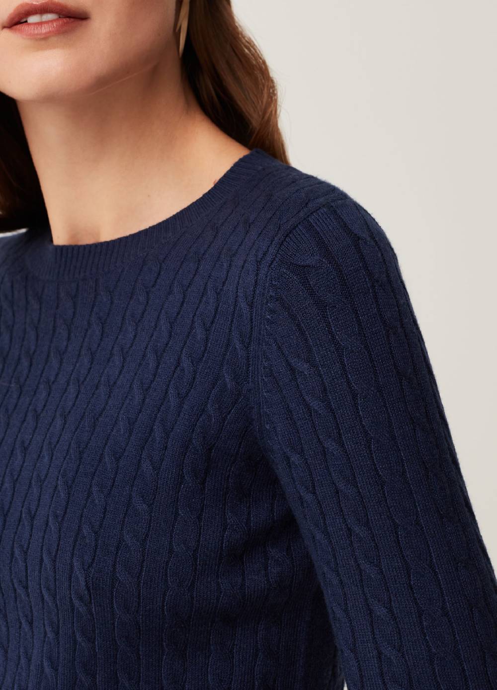 Ovs Pullover con motivo a treccia In Linea