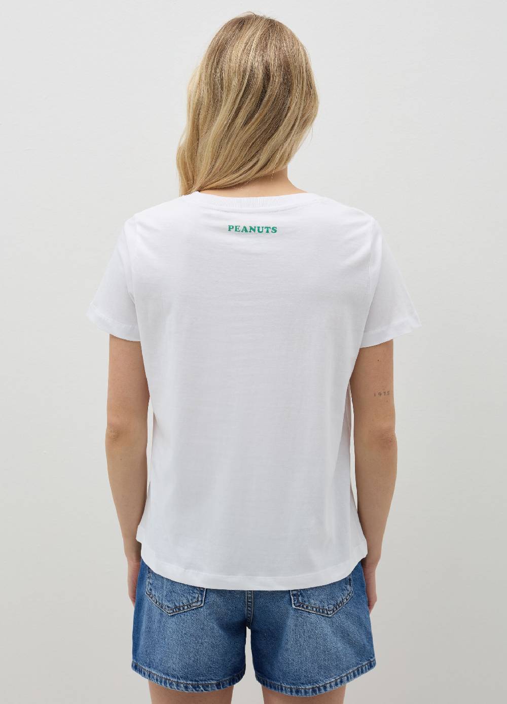 Ovs T-shirt in cotone bio con stampa Snoopy Nuovo