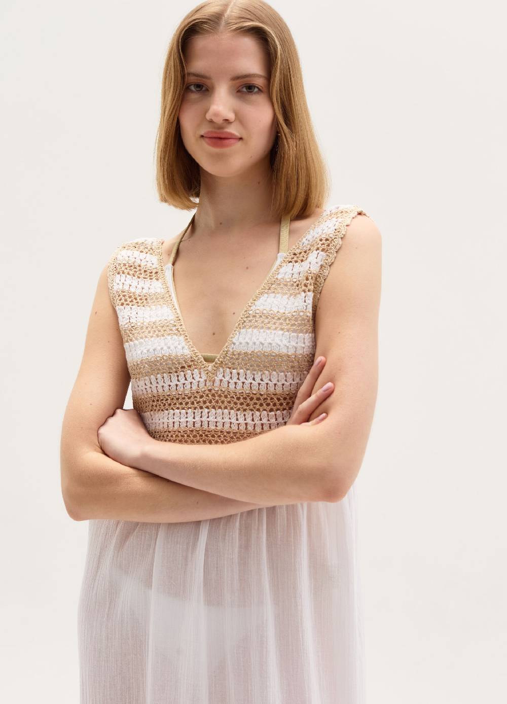 Ovs Abito lungo copri costume con top crochet Affare Del Giorno