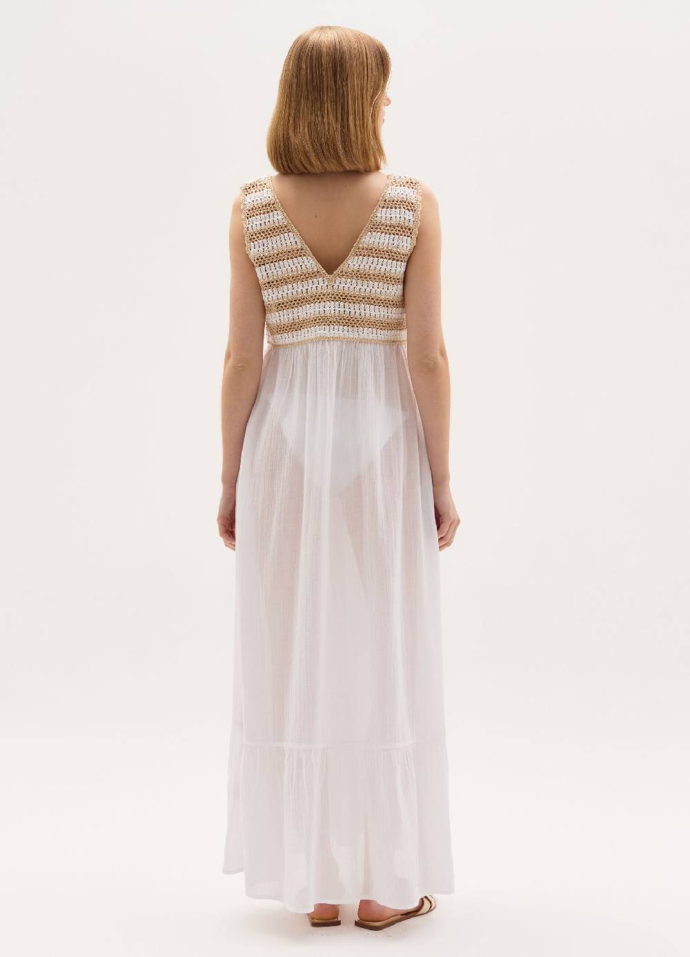 Ovs Abito lungo copri costume con top crochet Affare Del Giorno
