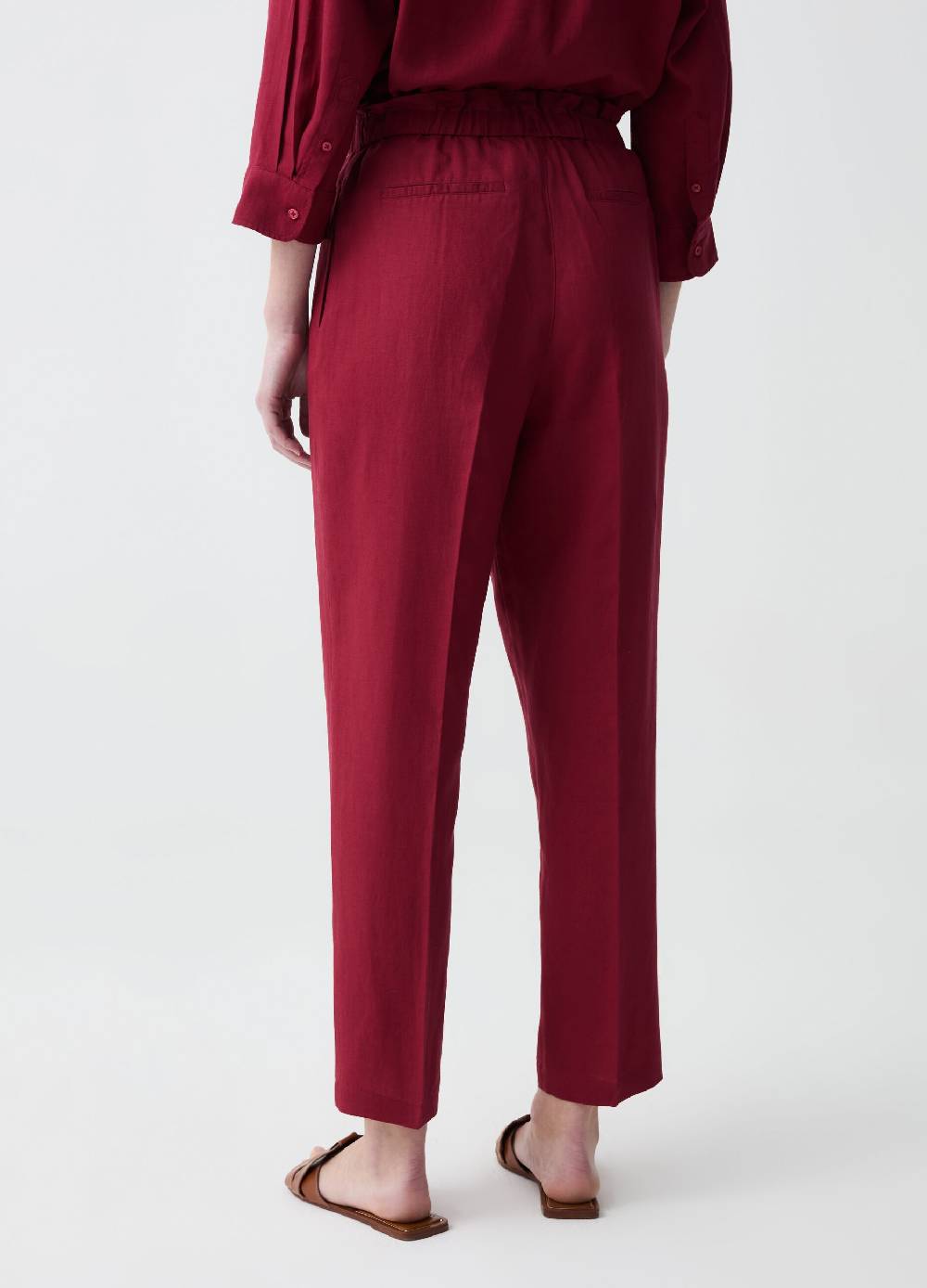 Ovs Pantalone a sigaretta con pinces e coulisse Prezzo Ridotto